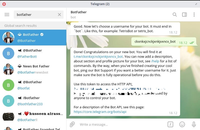 Python telegram bot api. Python telegram bot api