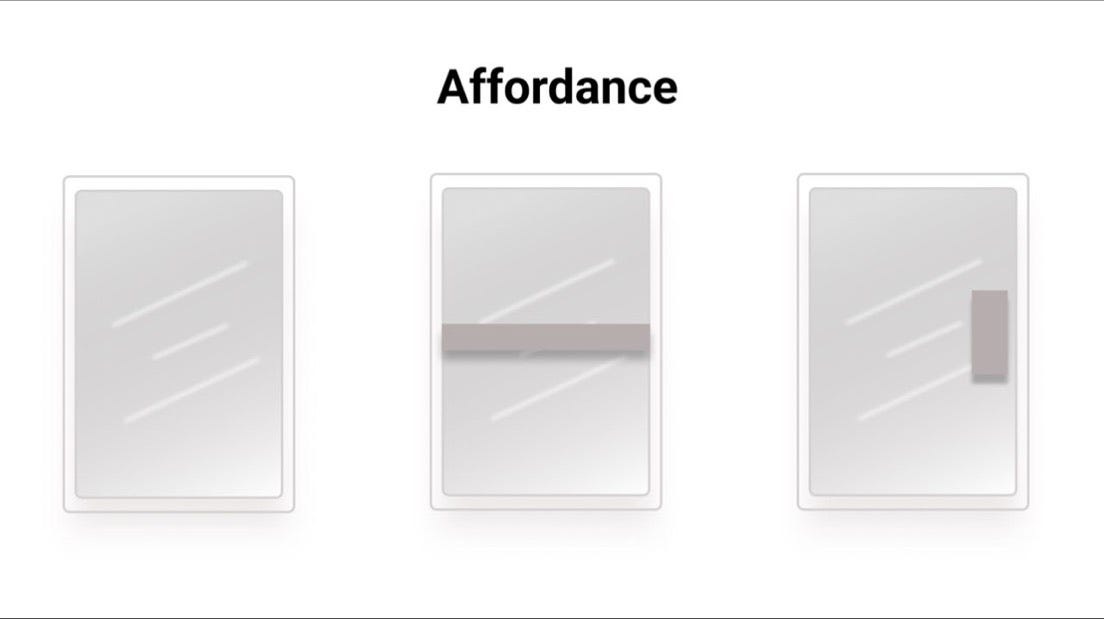 One of the best example of affordance. by mrpramodjadhav Medium