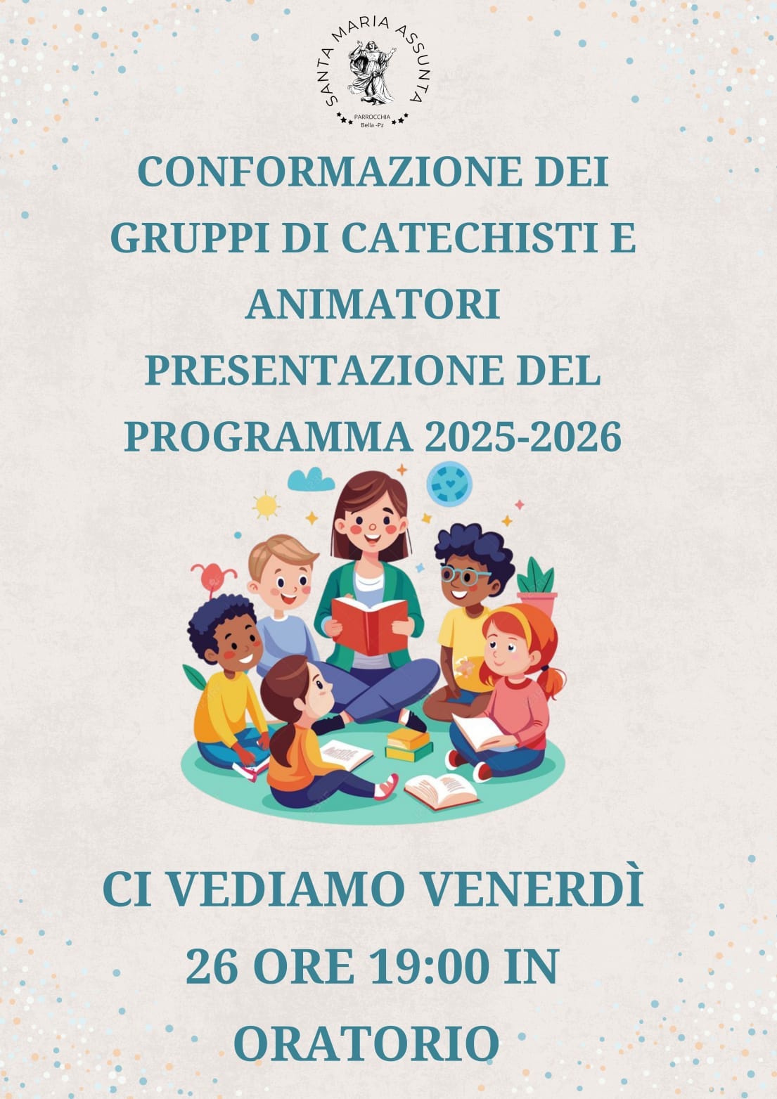 Inizia a Bella il nuovo anno catechistico.