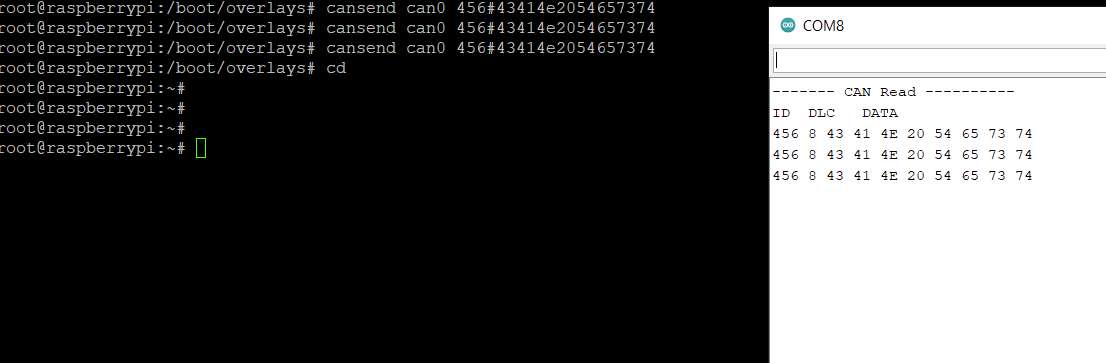 Raspberry Pi Zero Can Bus with MCP2515 module not sending or receiving ... image.