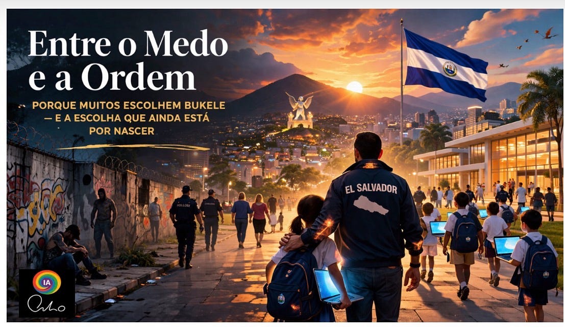 Entre o Medo e a Ordem: Porque Muitos Escolhem Bukele – e a Escolha que Ainda Está por Nascer