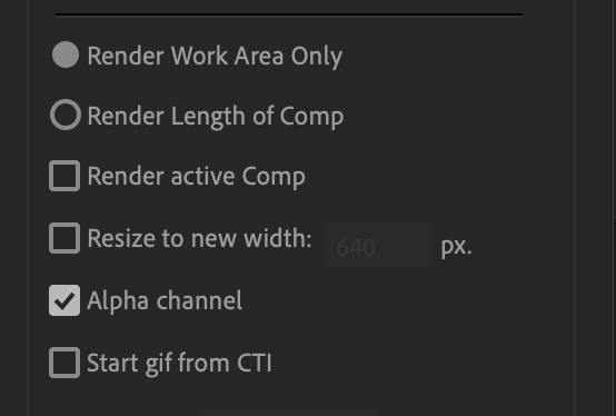 Exporting Video With An Alpha Channel for Transparency in After Effects