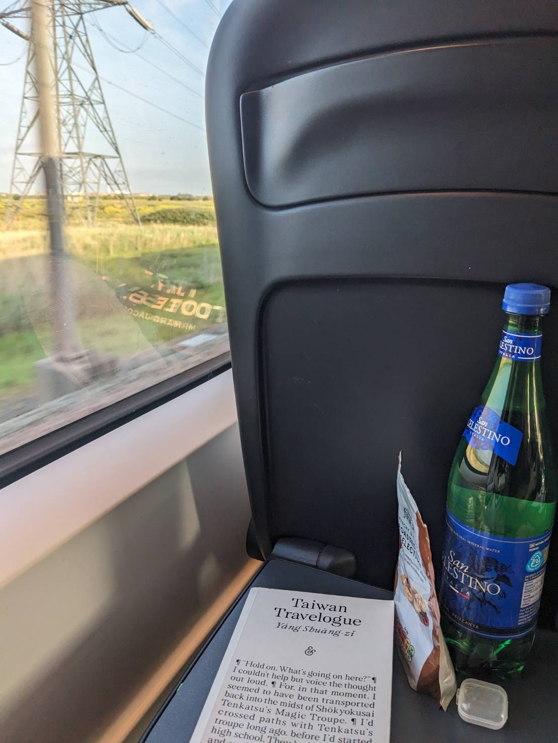 My window seat on Eurostar — Photo by Yvonne