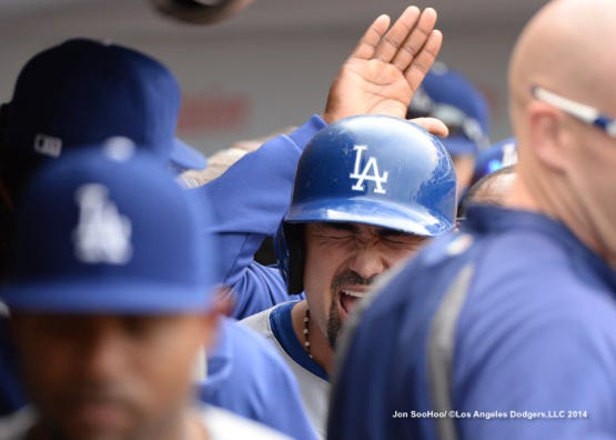 Jon Soohoo] “Looking a little different coming out of the dugout