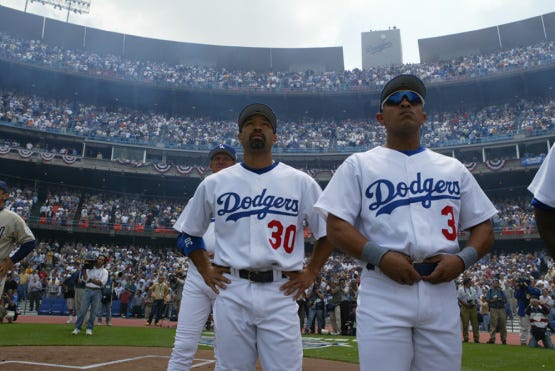 2004 Los Angeles Dodgers Team Photo by Mlb Photos