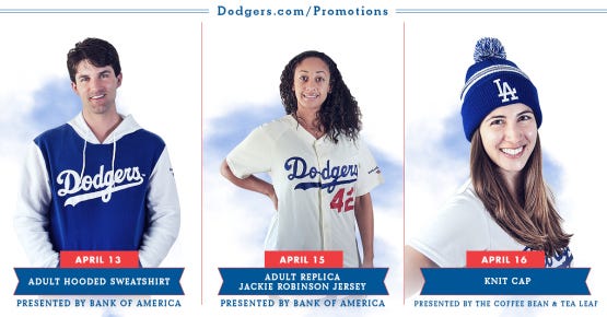 First look at early giveaway items | by Matthew Mesa | Dodger Insider