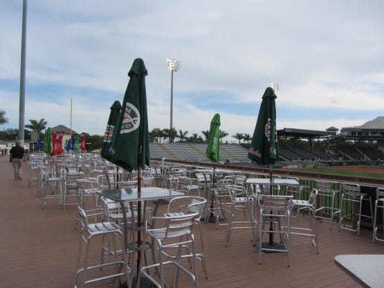 New spring training deal includes outfield boardwalk, Tiki bar