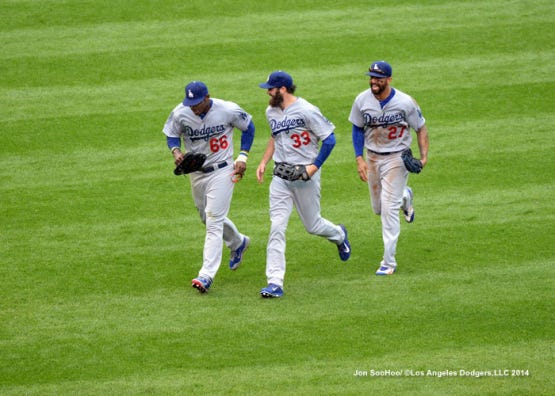 Jon Soohoo] “Looking a little different coming out of the dugout