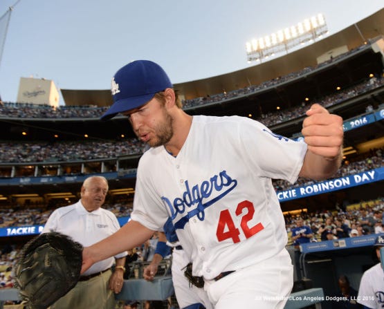 Los Angeles Dodgers Jackie Robinson Clayton Kershaw Tommy lasorda