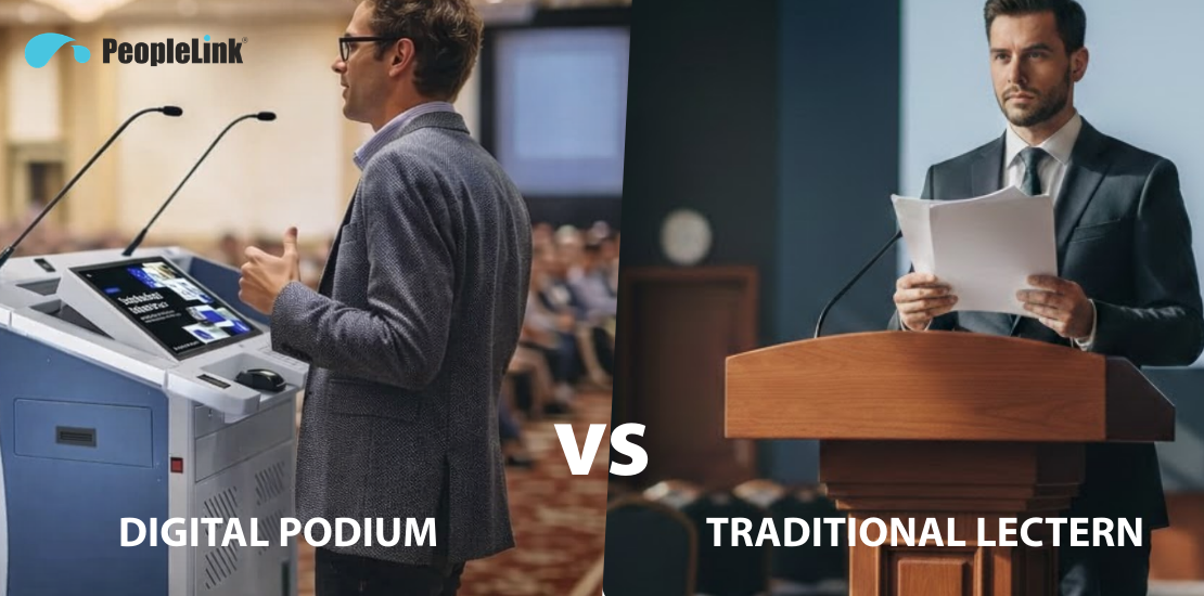 Digital Podium vs Traditional Lectern: Which One Fits Modern Meeting Spaces?