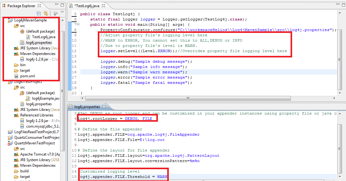 Configure Log4J On Tomcat – Log4j tutorial with Tomcat examples – WVFLYR