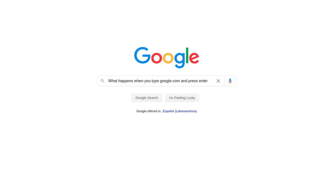 what happens when you type https://www.google.com in your browser and ...