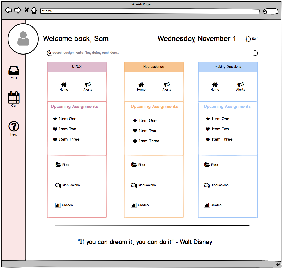 Instructure Canvas Redesigning the Academic Logistics User Interface