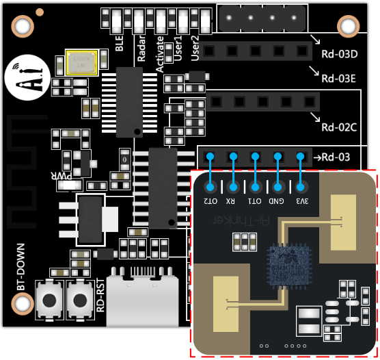 On Demand F342 AI-Thinker RD Kit Radar Test Board
