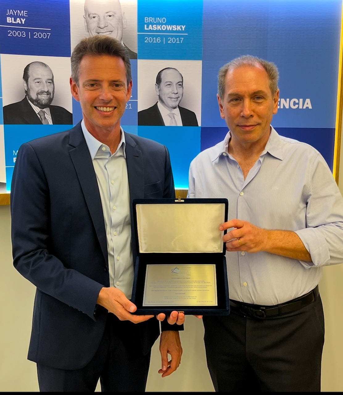 Homenagem a Luiz Kignel marca reinauguração da nova sede da FISESP