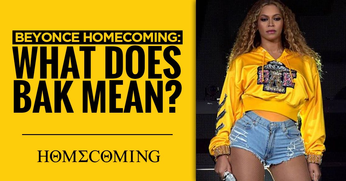 Beyonce Homecoming: What Does BAK Mean? | by What Costume | Medium