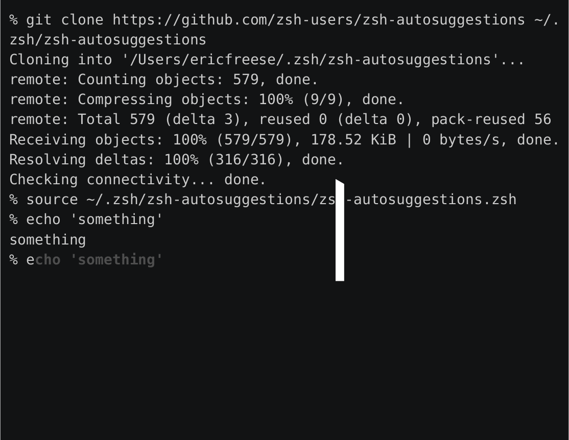 How to Install / AutoSuggestions in Your zsh Terminal