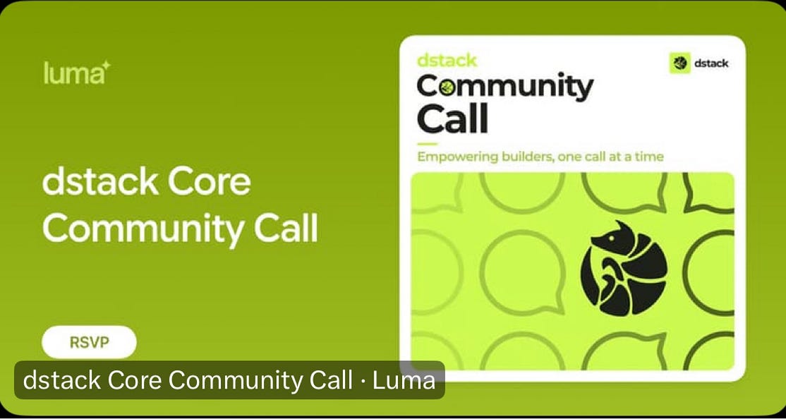 dstack Community Call Is Here Again.