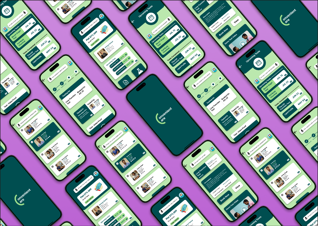 ConvinientCare | From idea to Building | UI/UX project | by Sagnik ...