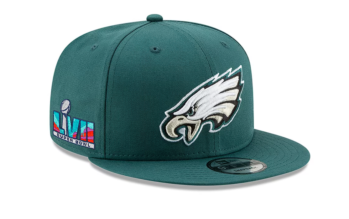 Support the Eagles in Style with the Super Bowl LVII Side Patch Hat