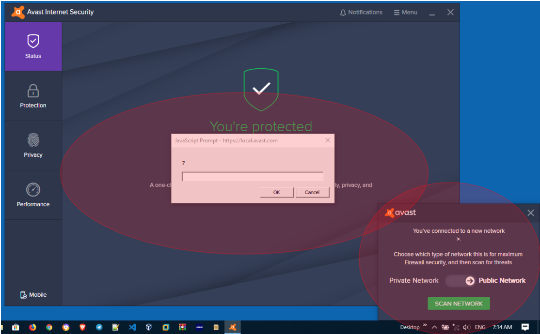 5,000 USD XSS Issue at Avast Desktop AntiVirus for Windows (Yes, Desktop!)  | by YoKo Kho | InfoSec Write-ups