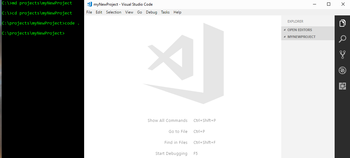 Open a project in VSCode via cmd. I can’t believe I never knew about ...