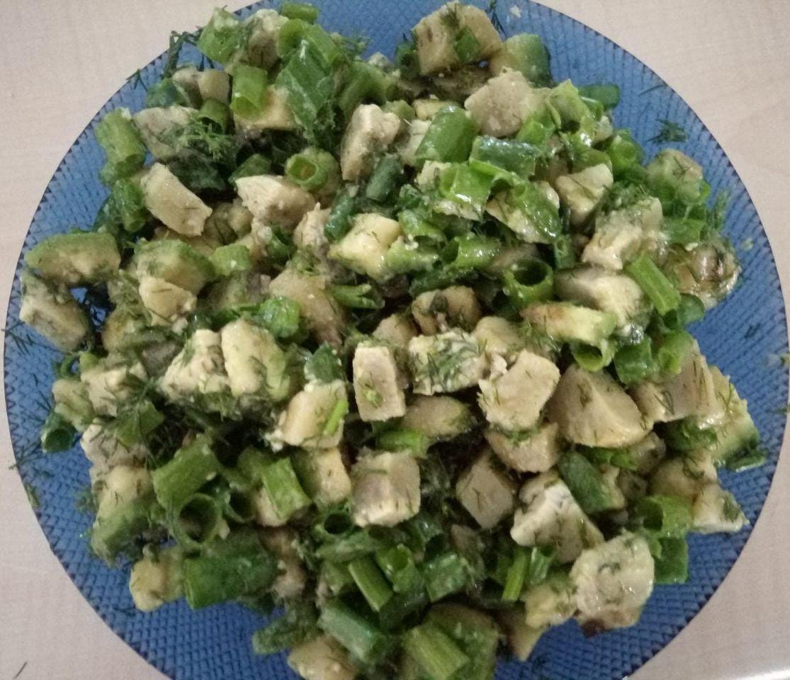 Avokadolu Enginar Salatası