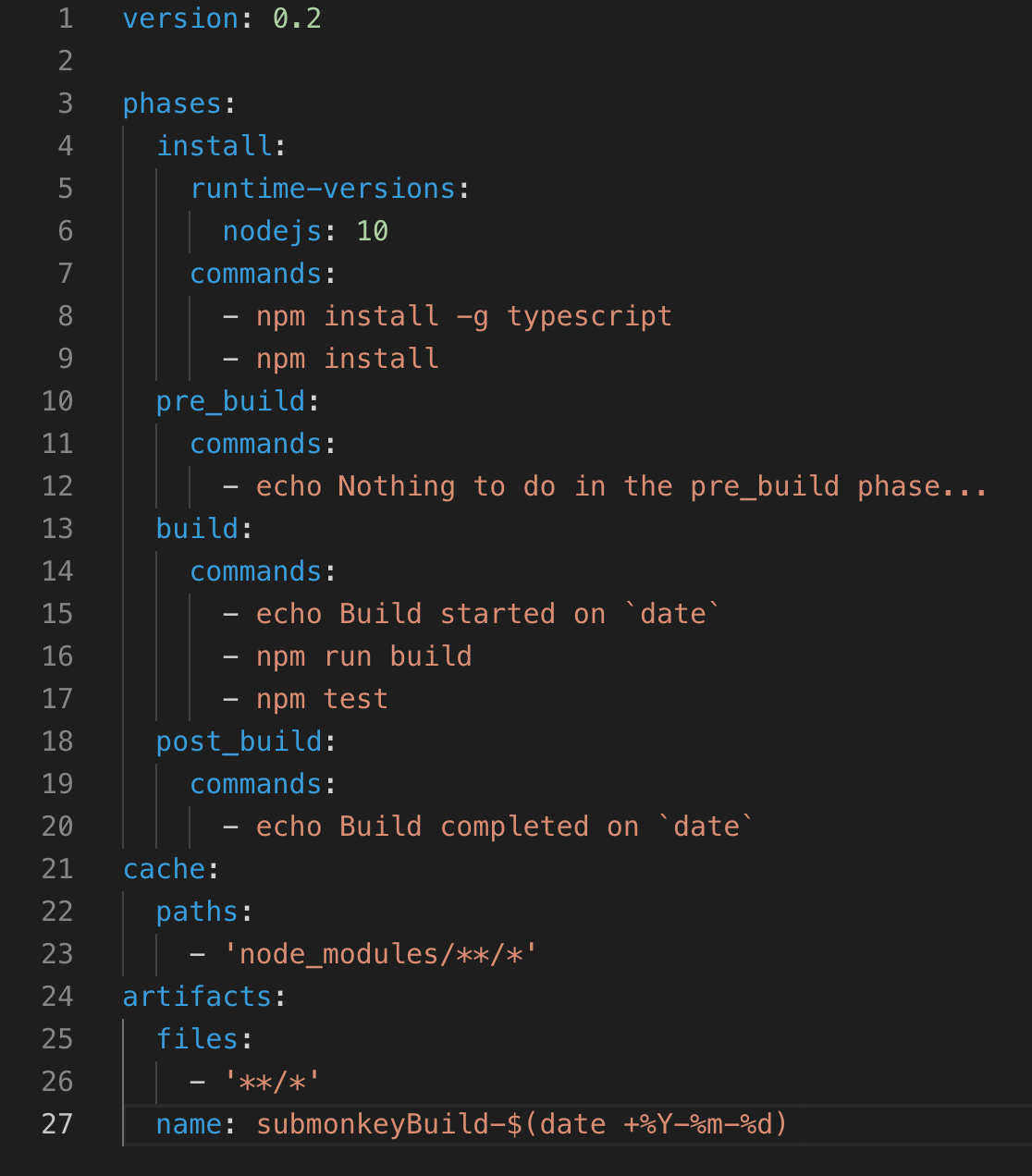 How to build Typescript project in AWS CodeBuild | by Ethan Sarif ...