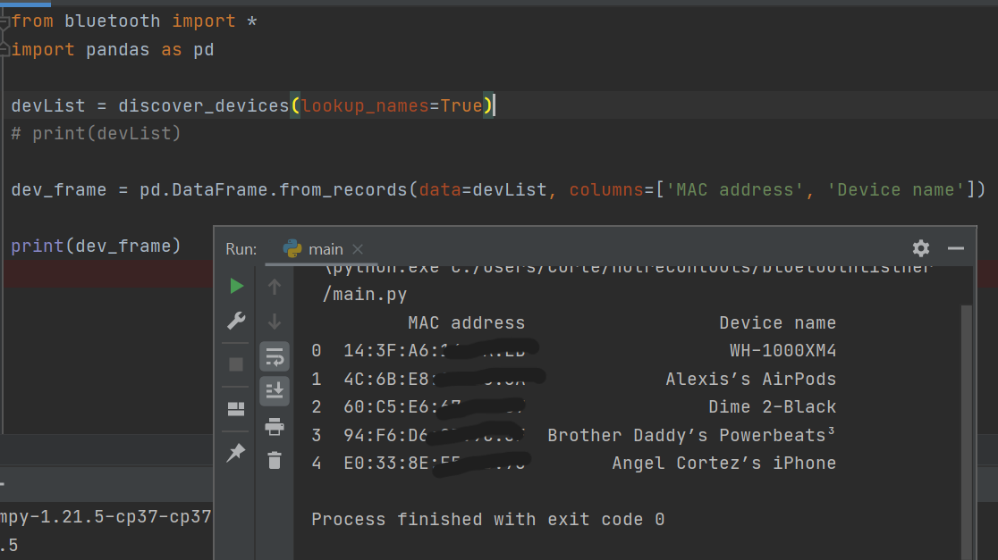 Discovering Bluetooth Devices w/ Python | by Ángel Cortez | Medium