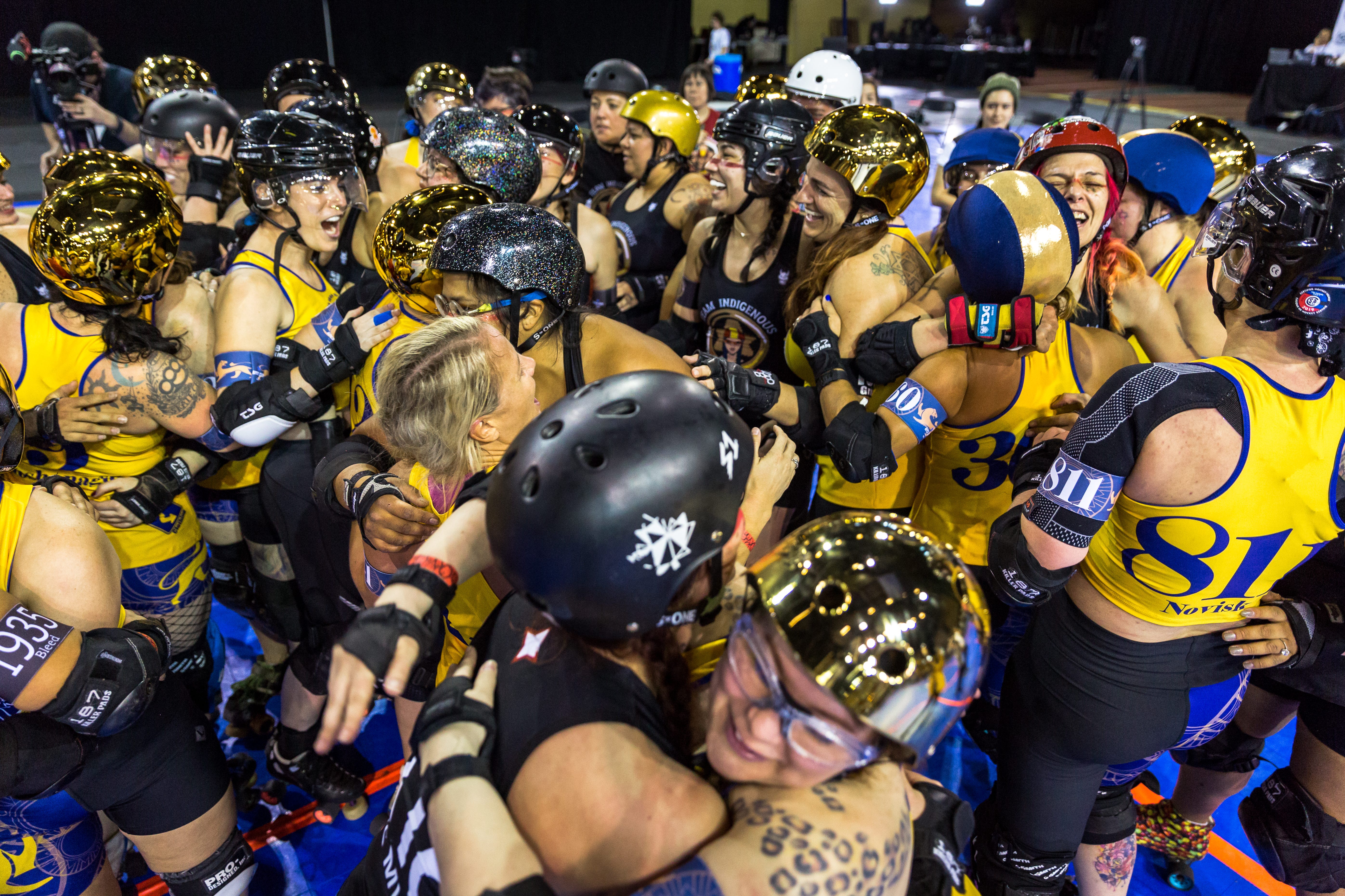 Game Without Borders Reconnecting Through Roller Derby by Barry Dredze The Apex pic