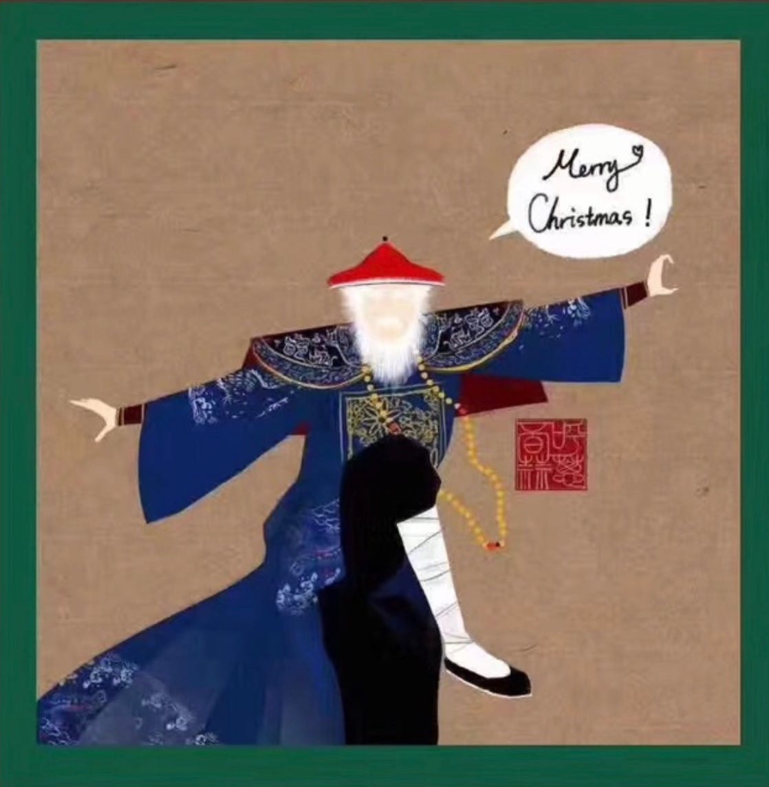 The Chinese Santa in 2018. Jinjiang Santa went viral around the… | by