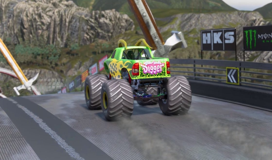 Monster Trucks Wild Ride to Hit Huge ‘Transformer’ — Sledge Hammer