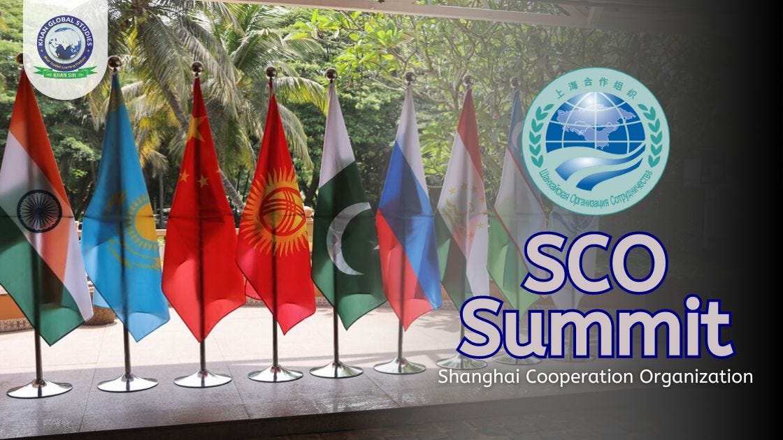 SCO Summit About, History, Importance and Facts Khan Global Studies Blogs by Khan Global