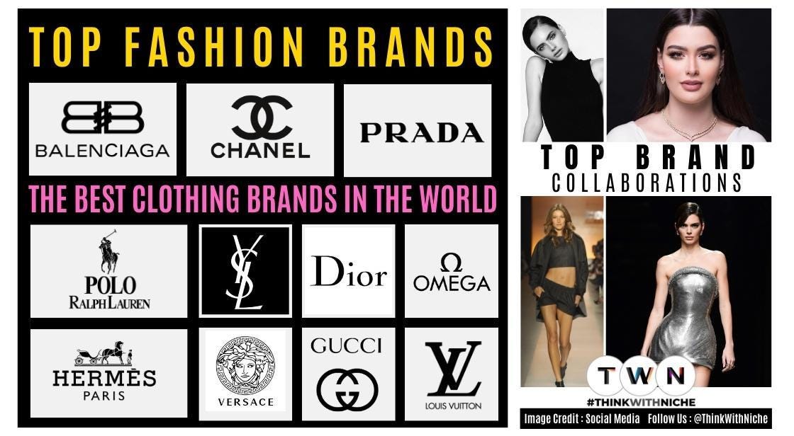 Top Fashion Brands The Best Clothing Brands In The World By Think 