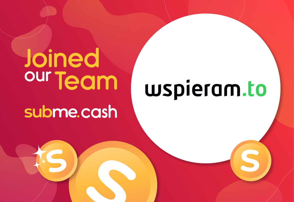 Subme.Cash announces a partnership with wspieram.to, a popular ...