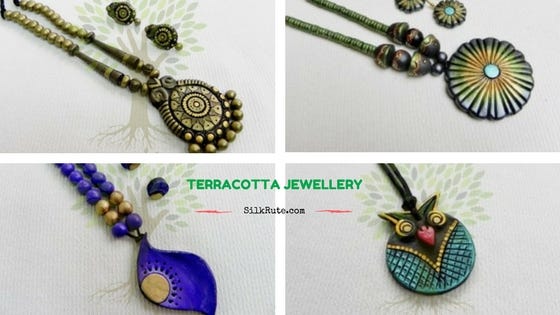 Tutorial: How to make different types Terracotta jewelry beads/ Clay beads  