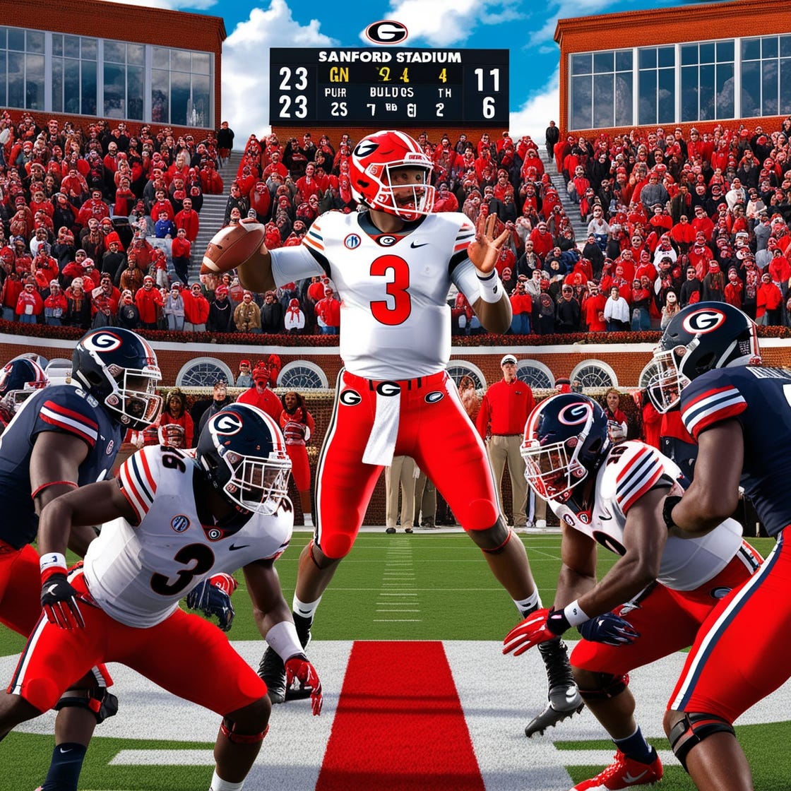 College Football Game vs. Tech by Mjd bhai Nov