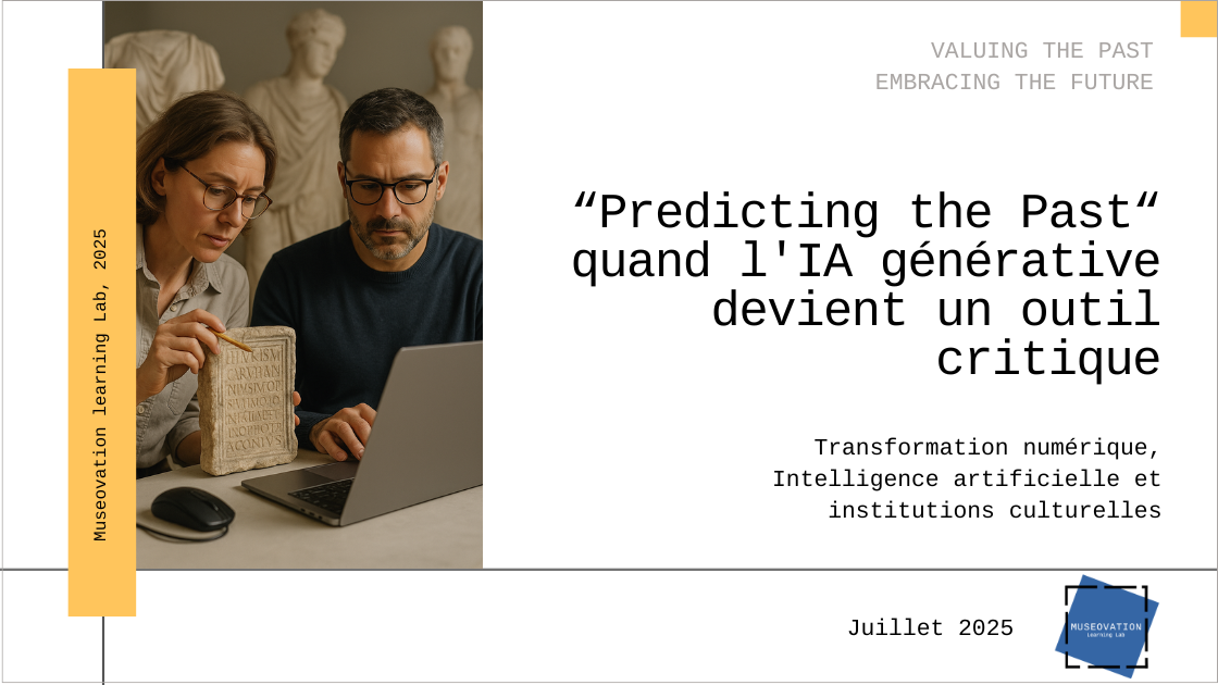 Predicting the Past : quand l'IA générative devient un outil critique