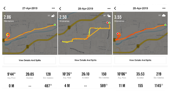 nike run club pace chart