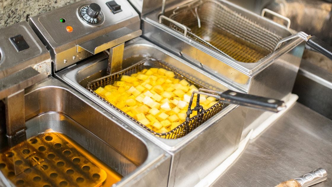Commercial Fryers for Restaurant - Deep Industrial Fryers: Gas