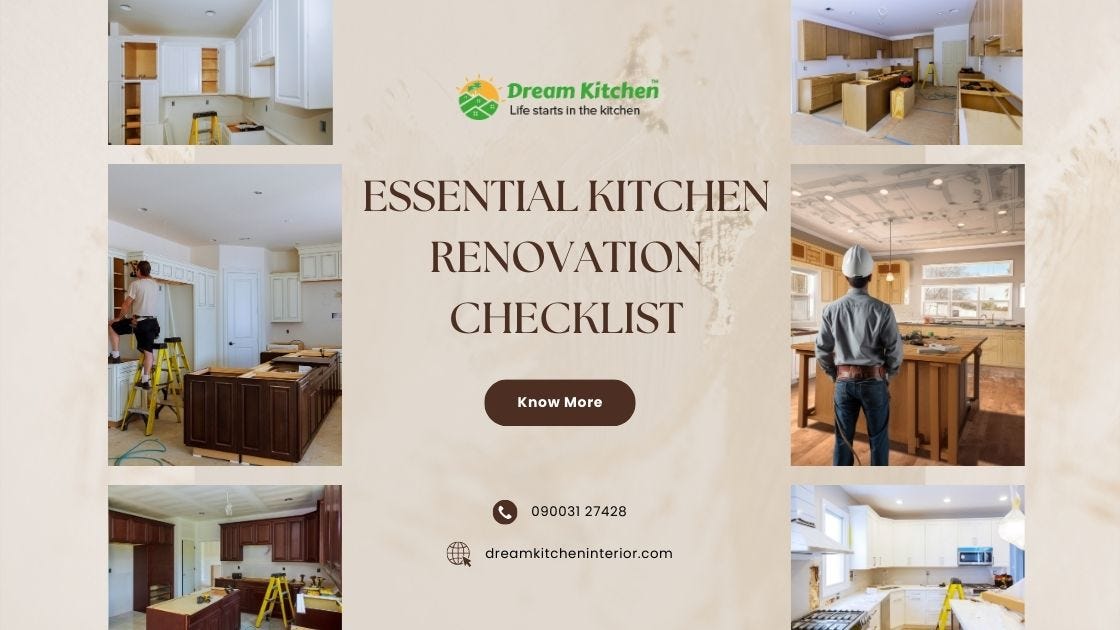 Essential Kitchen Renovation Checklist | by Sanjeevi Rajan | May, 2024 ...