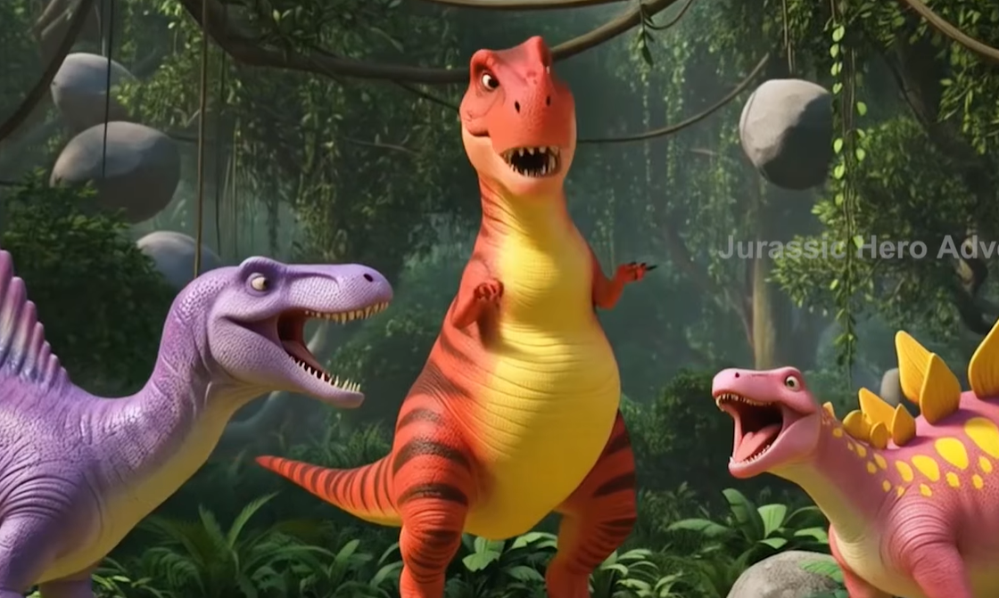 Spinosaurus & T-Rex Go Wild! Funny Jurassic Ride Through the Forest 🦖🌲🤣