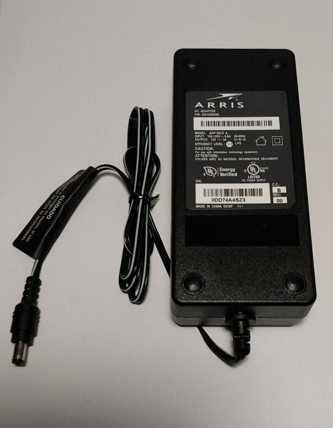 *Brand NEW* Arris 12V 3A AC Adapter ADP36LR Power Supply (with Power