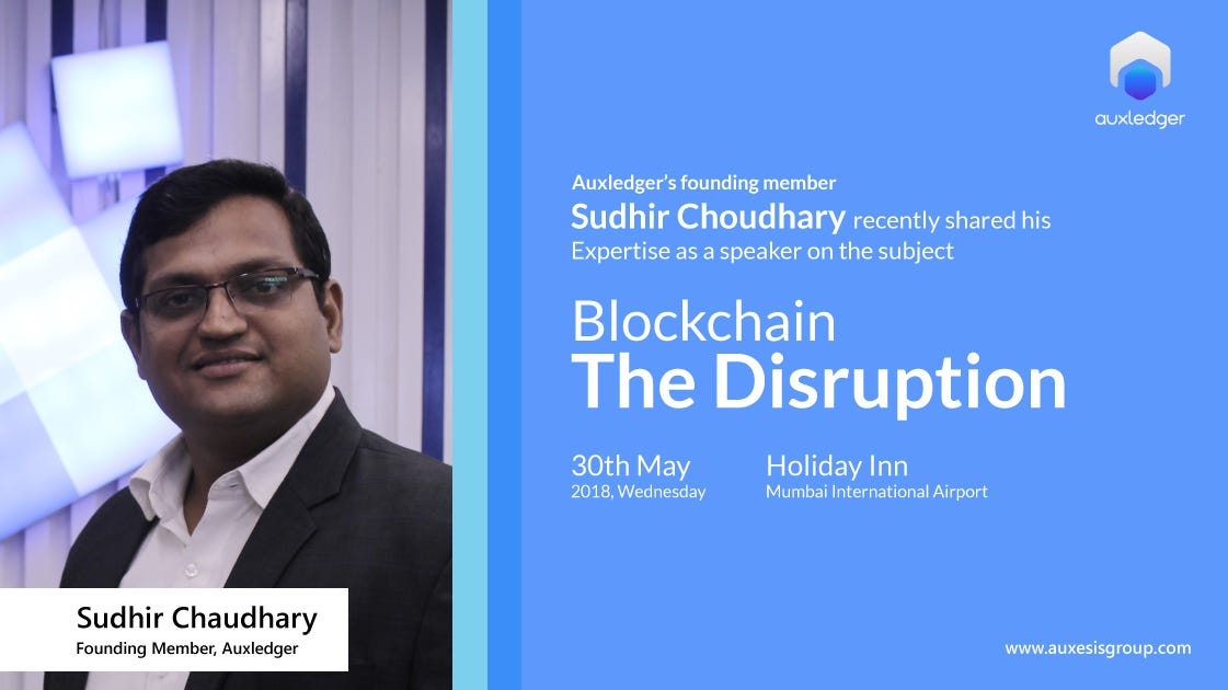 Blockchain- The Disruption. As per an International Monetary Fund… | by ...