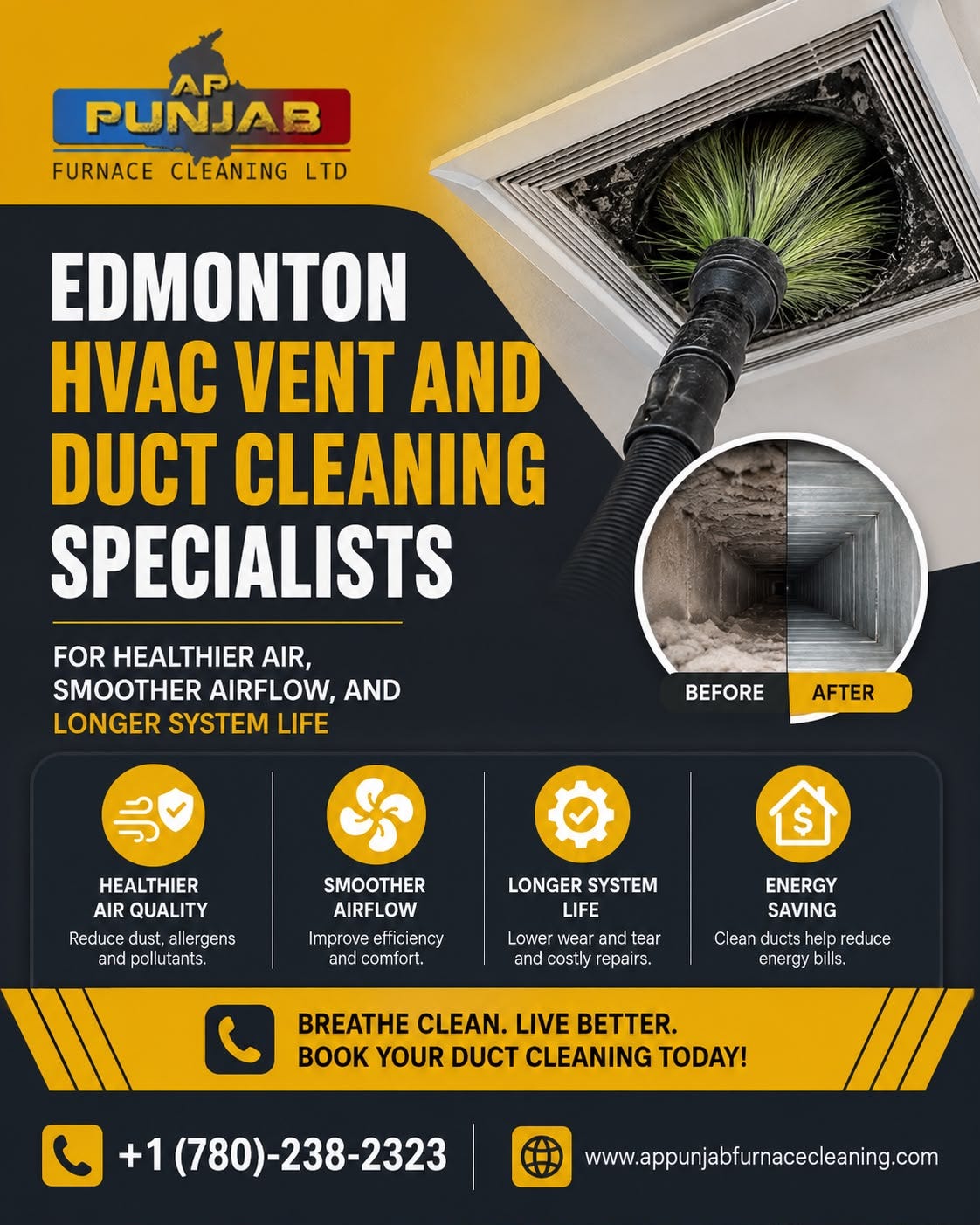 Edmonton HVAC Vent and Duct Cleaning Specialists for Healthier Air, Smoother Airflow, and Longer…