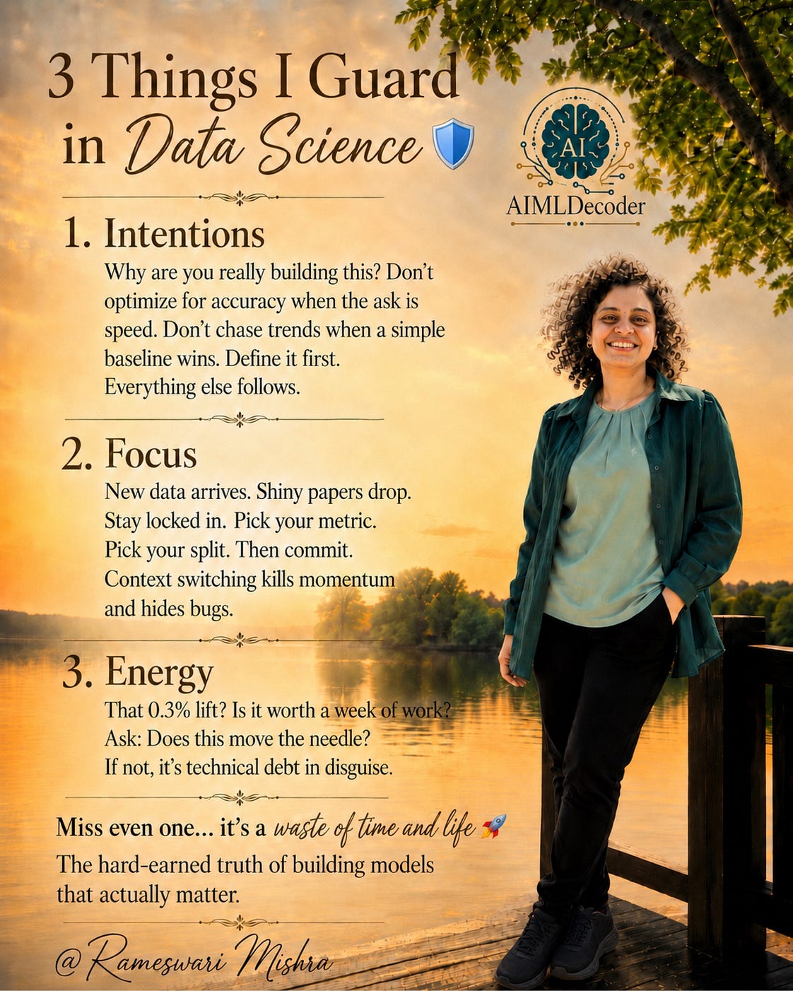 3 things a Data Scientist Should Guard !