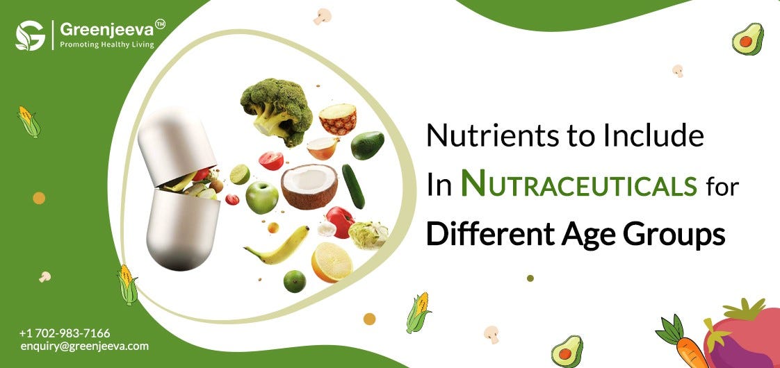 Formulating Nutraceuticals for Specific Age Demographics by Green