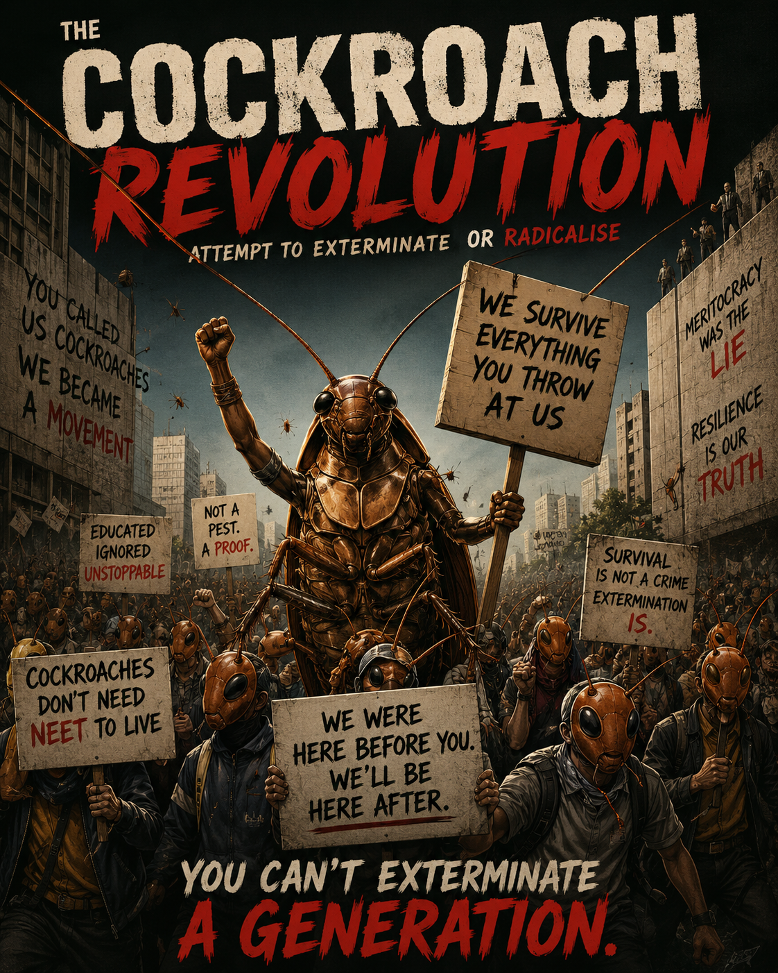 The Cockroach Revolution: From Insult to Insurrection