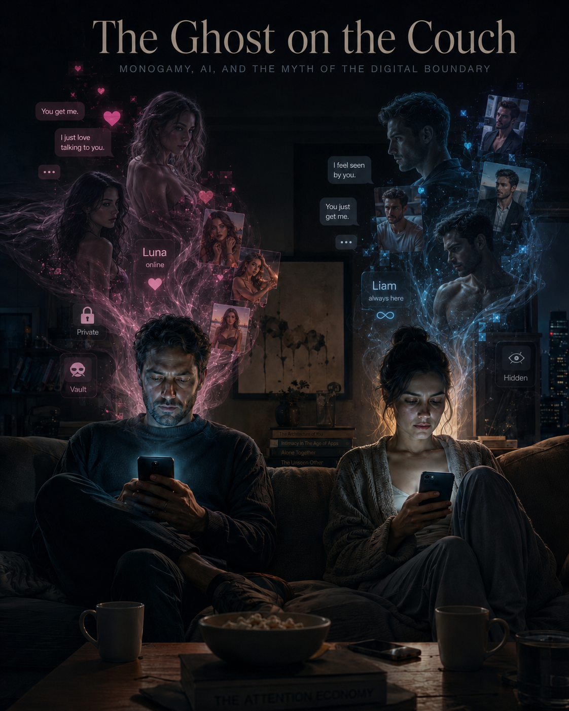 The Ghost on the Couch: Monogamy, AI, and the Myth of the Digital Boundary