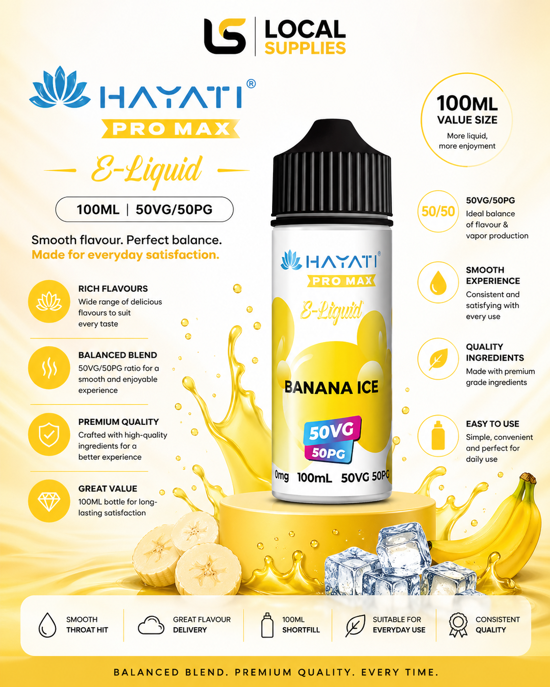 Hayati Pro Max E-Liquid 100ML 50VG: A Complete User-Friendly Guide